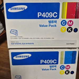 삼성 컬러프린트 토너 p409c 두세트