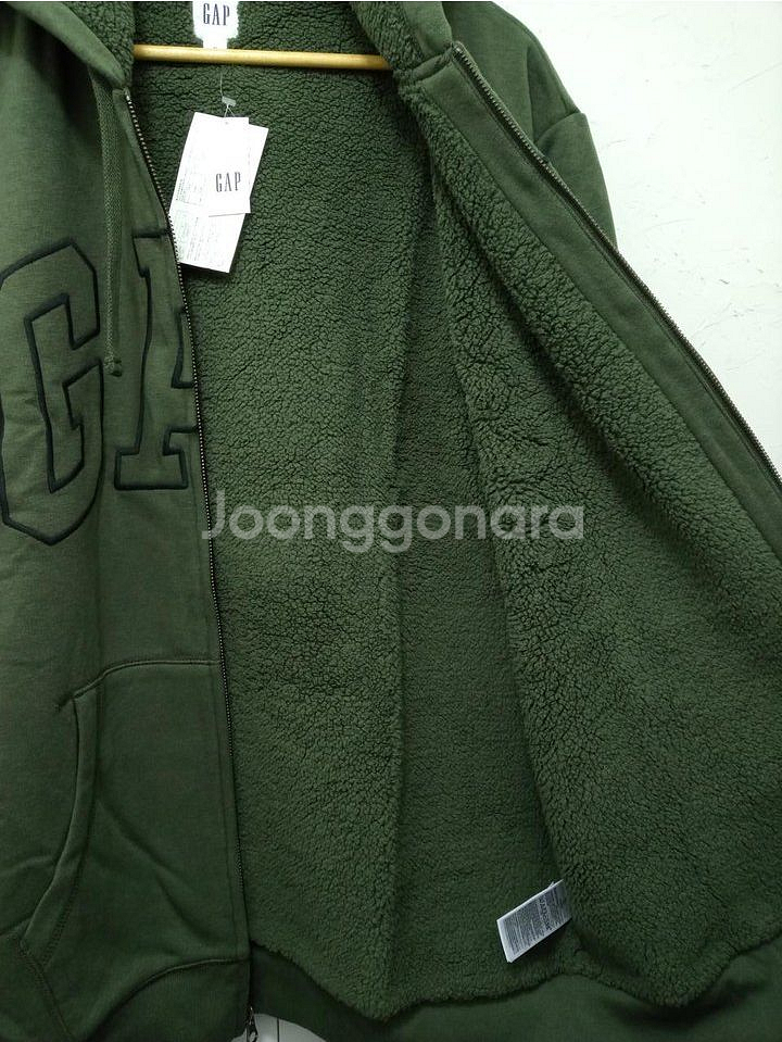 GAP 쉐르파 후드집업 XL--5