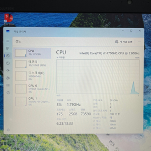 I7 7700HQ ZBOOK15 G4 워크스테이션 판매