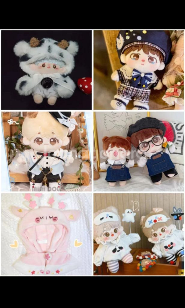 솜인형옷 20cm 10cm 엘리스 극야북반구 봄사슴망토--0