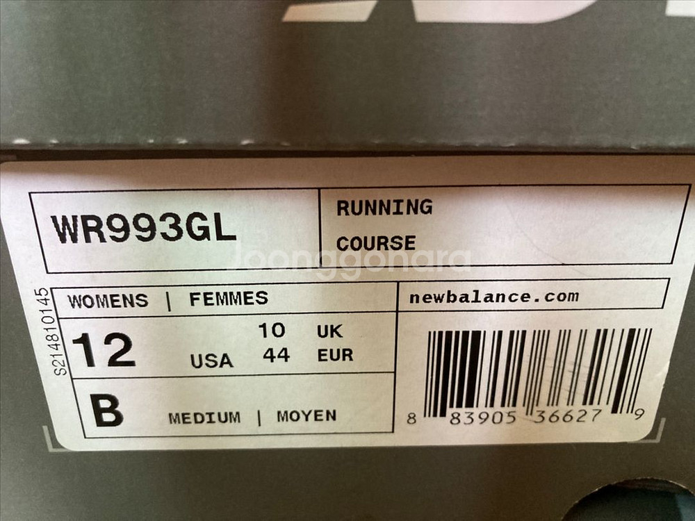 뉴발란스993 그레이 우먼스 wr993gl us12--4