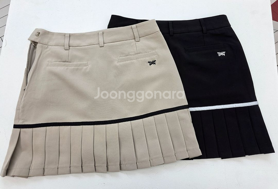 PXG 골프 여성 골프웨어 라인 큐롯 스커트 블랙--2
