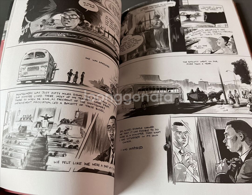 March Book One 영어 만화책, English--3