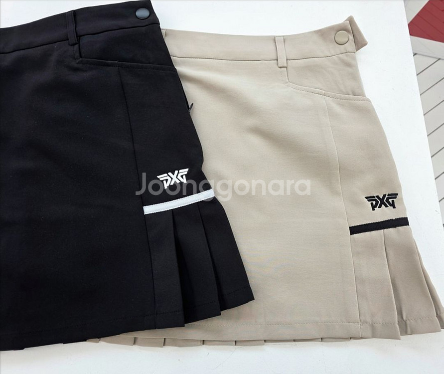 PXG 골프 여성 골프웨어 라인 큐롯 스커트 베이지--0