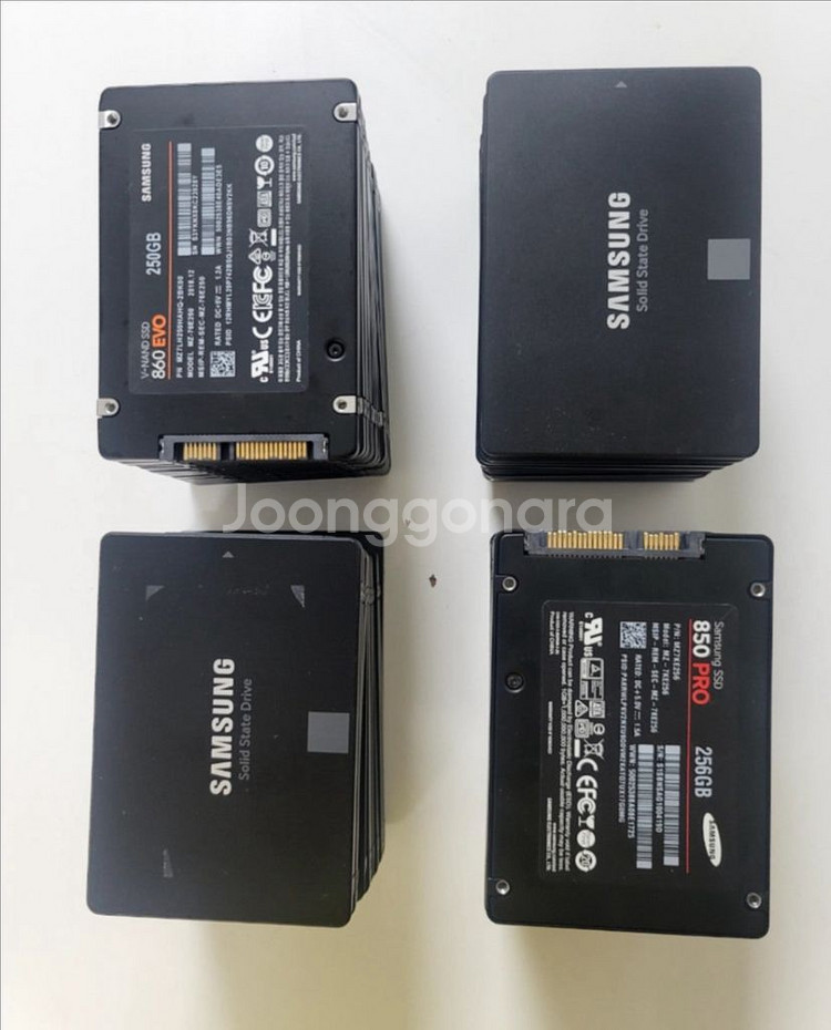 삼성 ssd 250-256gb 40개--0