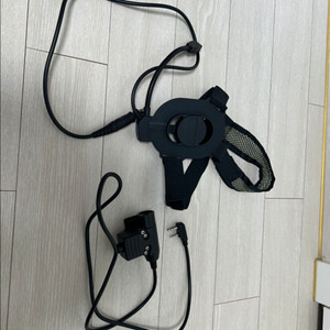 서바이벌 무전기 헤드셋 PTT 바오펭 2핀 (미사용)