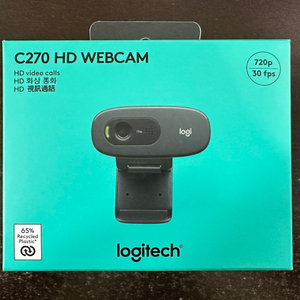 로지텍 HD WebCam C270 (미사용 새제품)