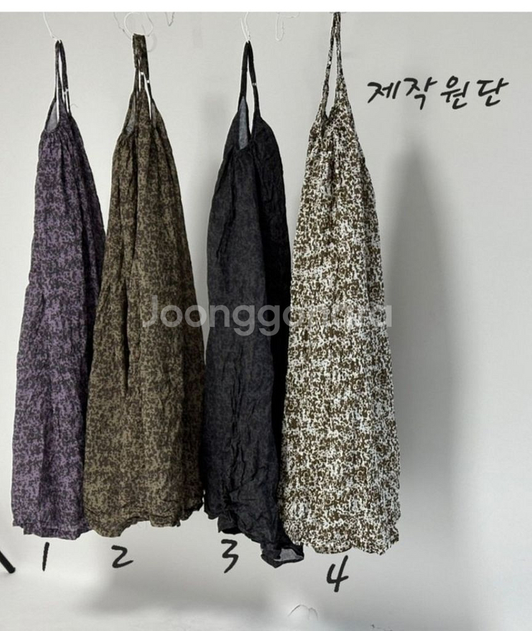 넬 오셀라 나염 끈 원피스4번--9