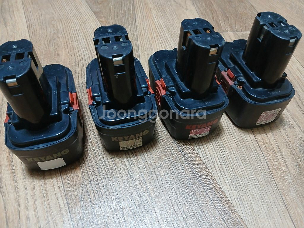 KEYANG B12001~2 12V 폐배터리 4개--0