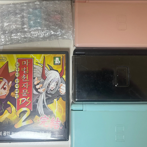 닌텐도 ds lite 블랙 핑크 칩 4종 일괄 + 민트