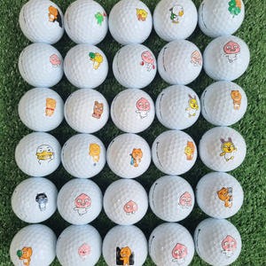 카카오프렌즈 3피스 A+/A급 30개 골프공 로스트볼