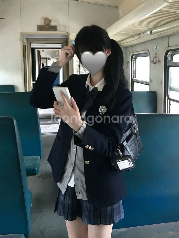 미소녀st) 일본 교복 넥타이 2종 졸업사진 졸사 대여--4