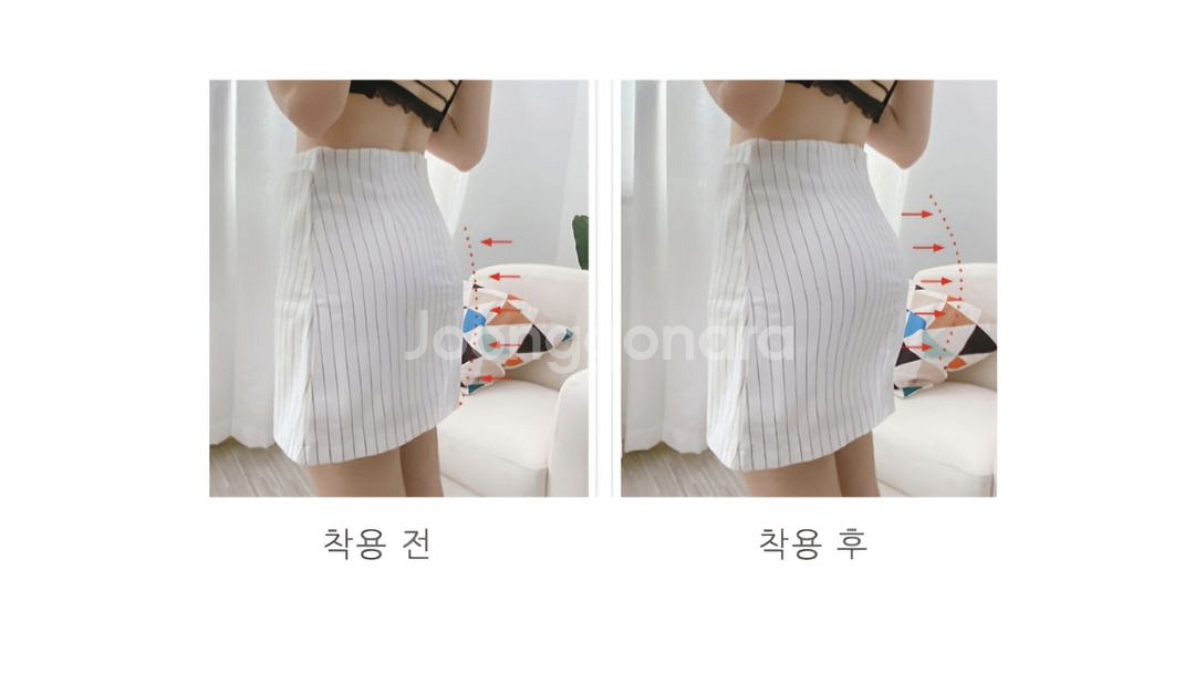 1+1 엉뽕팬티 힙업팬티 엉덩이보정팬티 애플힙팬티--5