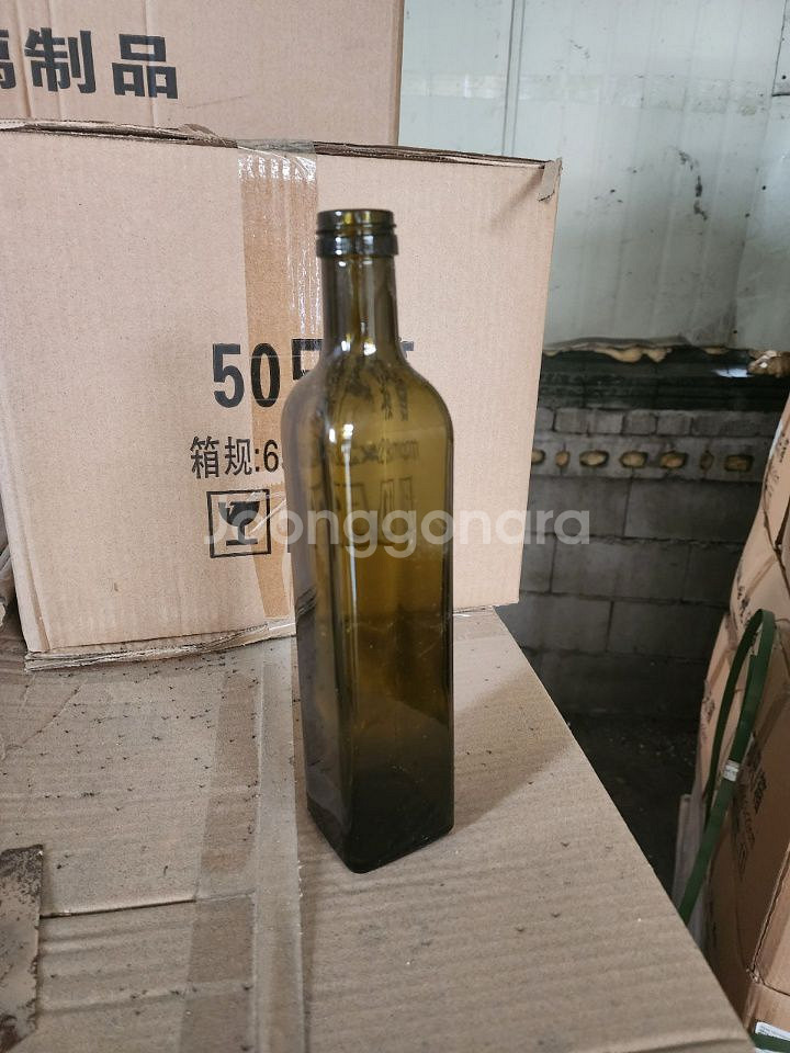 500ml 유리공병 뚜껑 세트--0