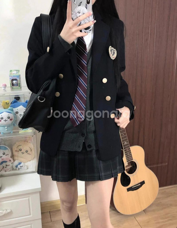 미소녀st) 일본 교복 졸업사진 졸사 대여 블랙--2