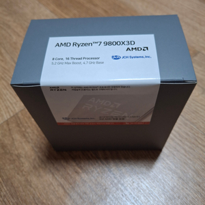 AMD 라이젠 9800X3D 한국정발