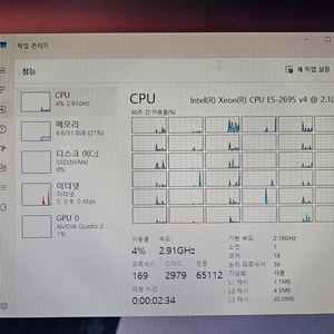 18코어 36스레드 파이노드컴 팝니다