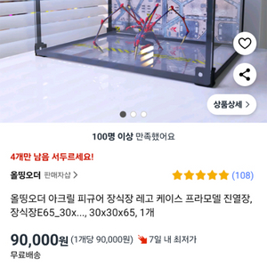 올띵오더 아크릴 피규어 장식장 케이스