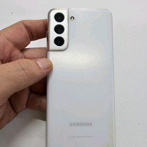 갤럭시 S21화이트 무잔상 정상공기기