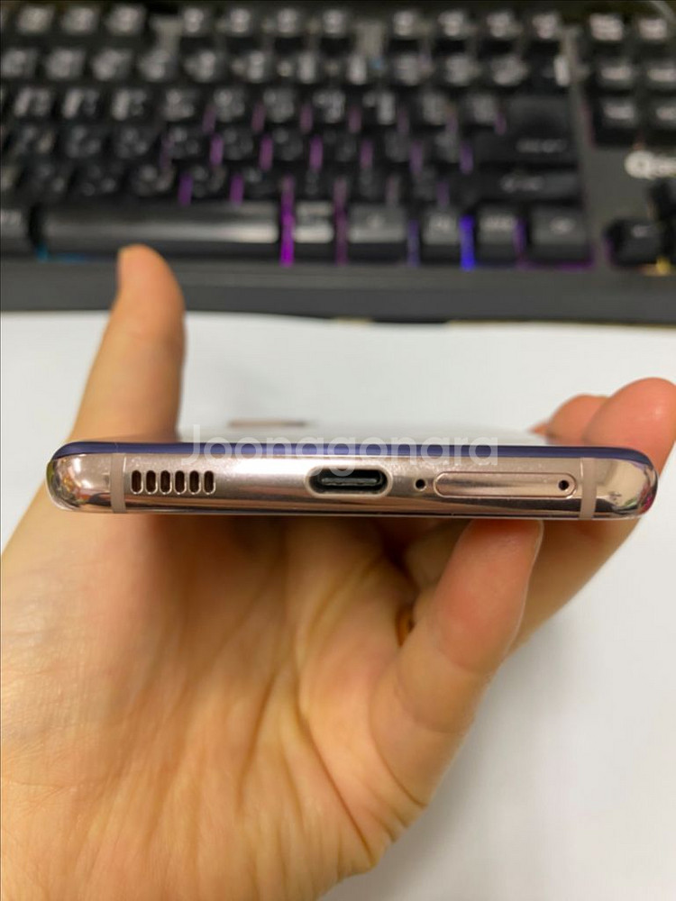 SK 갤럭시S21 퍼플 외관깨끗 256GB 잔상폰배달폰--7