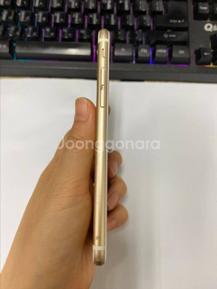 아이폰6S 골드 액정SS급 128G 배터리100%--4