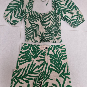 새상품)h&m 휴양지룩세트