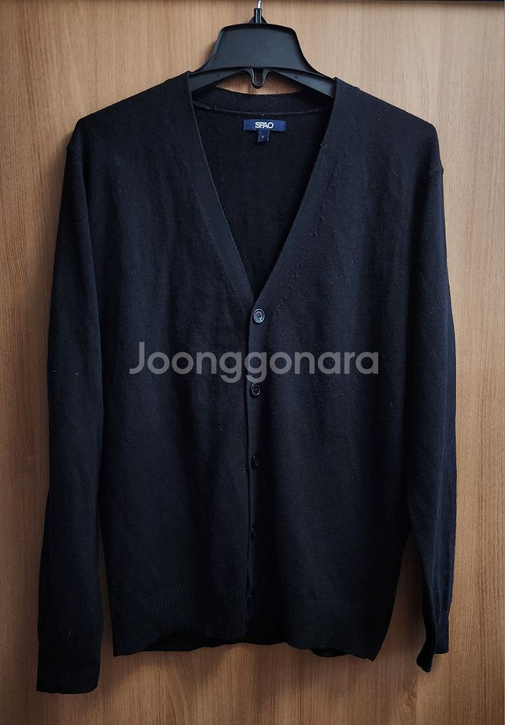 [스파오] 데일리썸 솔리드 가디건 BK L 100--6