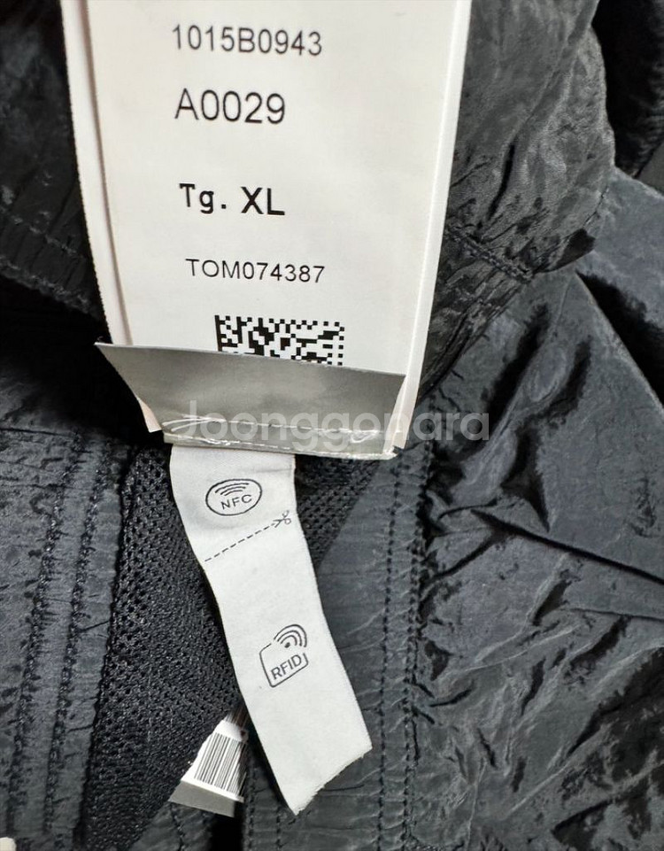 [XL] 스톤아일랜드 나일론메탈 블랙 반바지 수영복 스--4