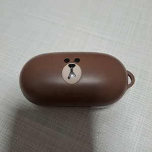 라인프렌즈 브라운 블루투스 이어폰