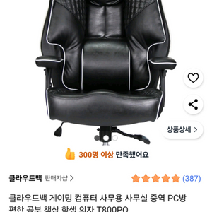 클라우드백 T800PQ 중역의자(게이밍)