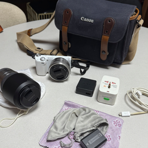 소니 NEX-5T 화이트 미러리스 카메라