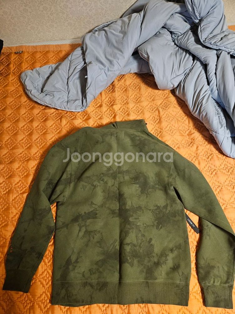 [M/100]조던 x 트래비스 스캇 후드 미디움 올리브--1