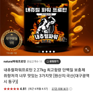 내츄럴파워프로틴