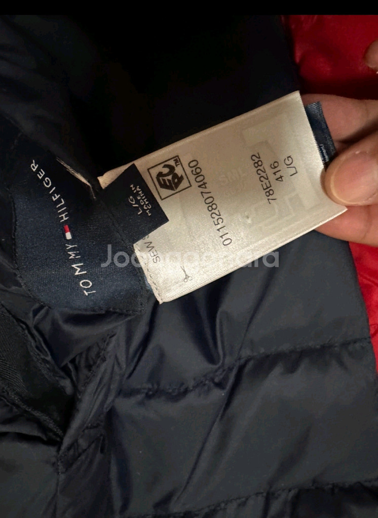 타미힐피거 덕다운 양면 패딩 조끼(M)--2