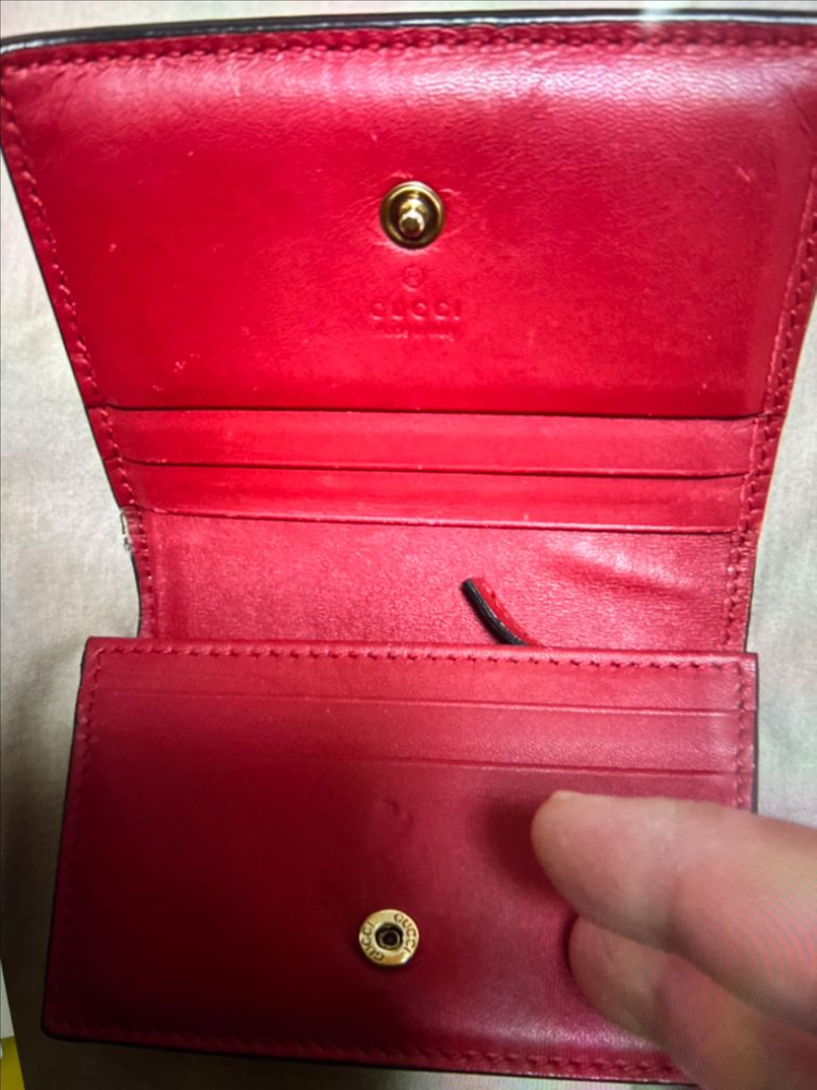 구찌 체리 카드지갑 구찌정품 카드지갑 반지갑 이미지