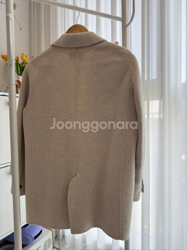 한섬 래트 레터링코트--2