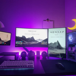 ecolor 초승달 램프 팝니다 SS급 상태