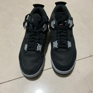 조던 4 레트로 블랙 캔버스