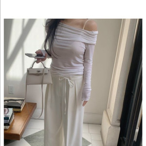 리즈 leeds 로우 핀턱 슬랙스 숏 새상품