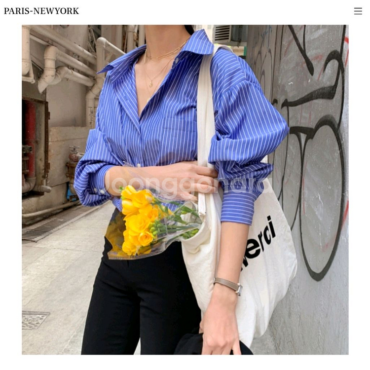 파리앤뉴욕 메르시 MERCI 에코백 / 파뉴 에코백--3