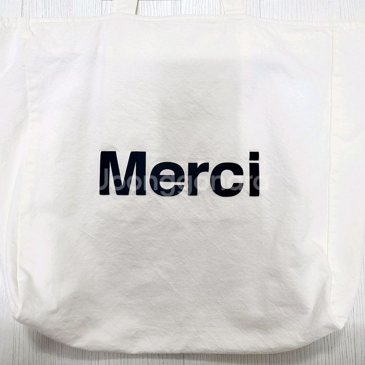파리앤뉴욕 메르시 MERCI 에코백 / 파뉴 에코백--7