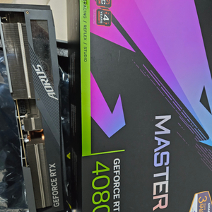 기가바이트 4080SUPER AORUS MASTER 팜