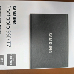 삼성외장하드 SSD T7 _1TB