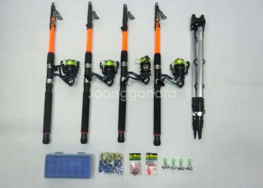 원투대3.4m4대+릴4대+받침대+테클박스+묶음추,소품--0