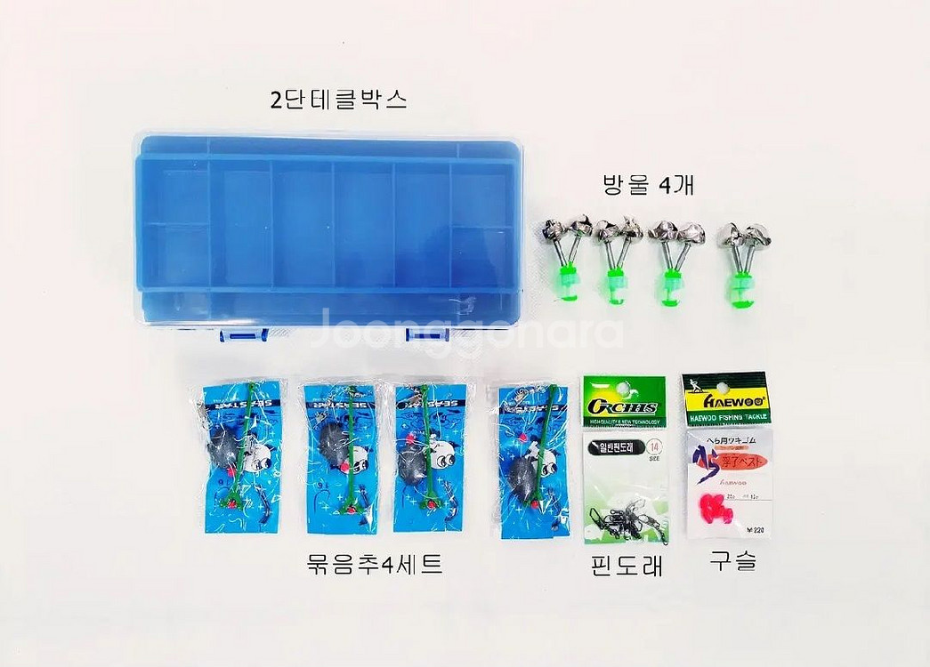 원투대3.4m4대+릴4대+받침대+테클박스+묶음추,소품--9