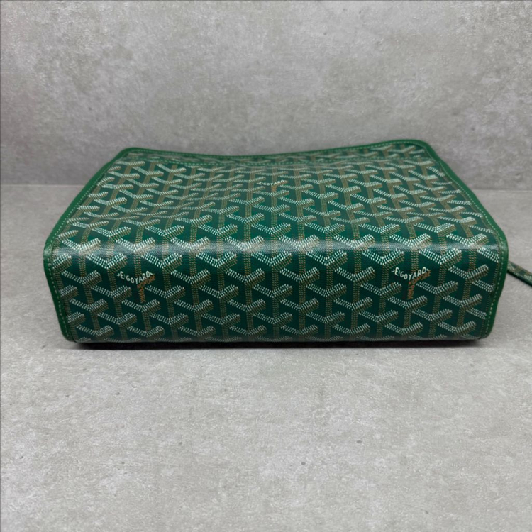 [GM사이즈]고야드 쥬방스 그린 클러치 키링 포함--3