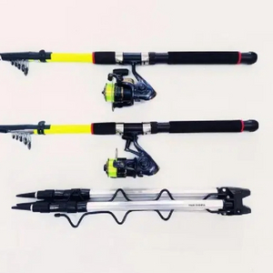 원투낚시대3.3m2대+4000번릴2대+릴줄+삼각받침대