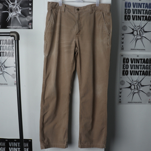 (2XL) 칼하트 면바지 팬츠 빅사이즈 된장 베이지