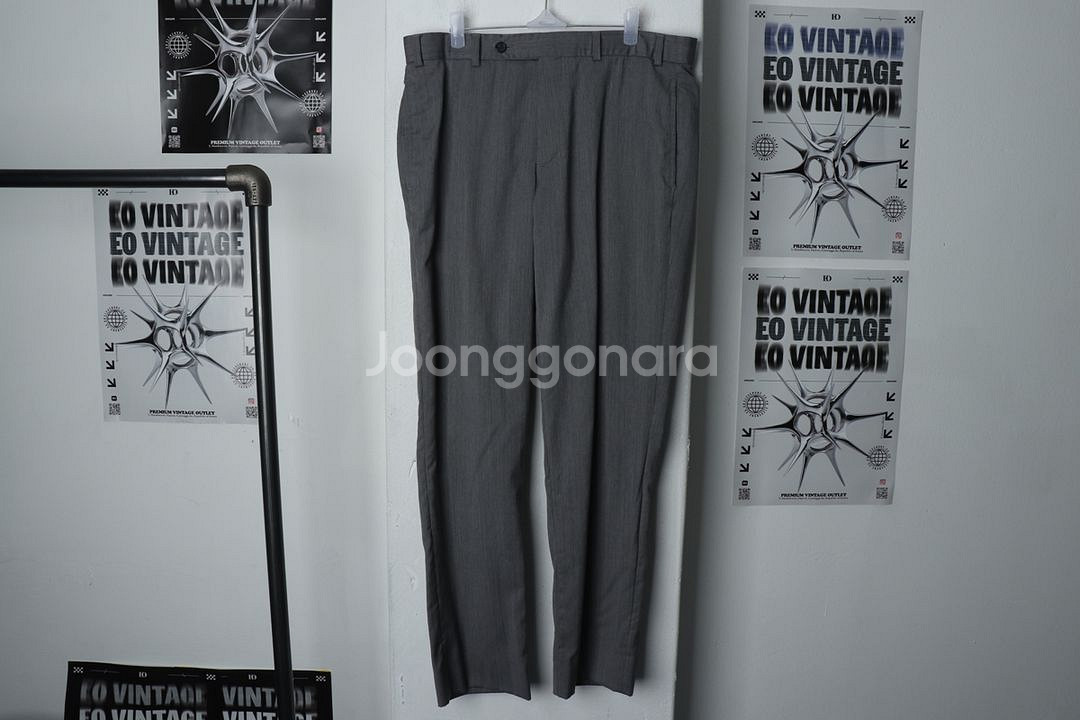 (M-XL) 브룩스브라더스 면바지 팬츠 그레이--2