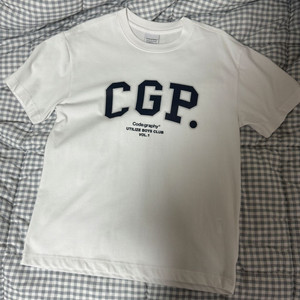 코드그라피 CGP 아치 로고 티셔츠 화이트 S